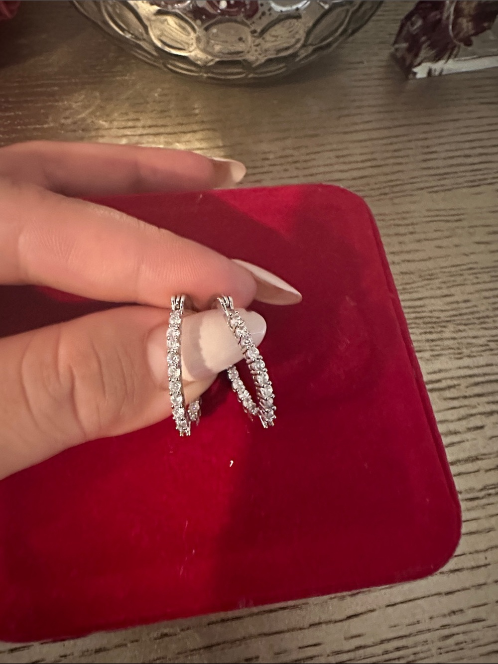 Beautiful hoop earrings